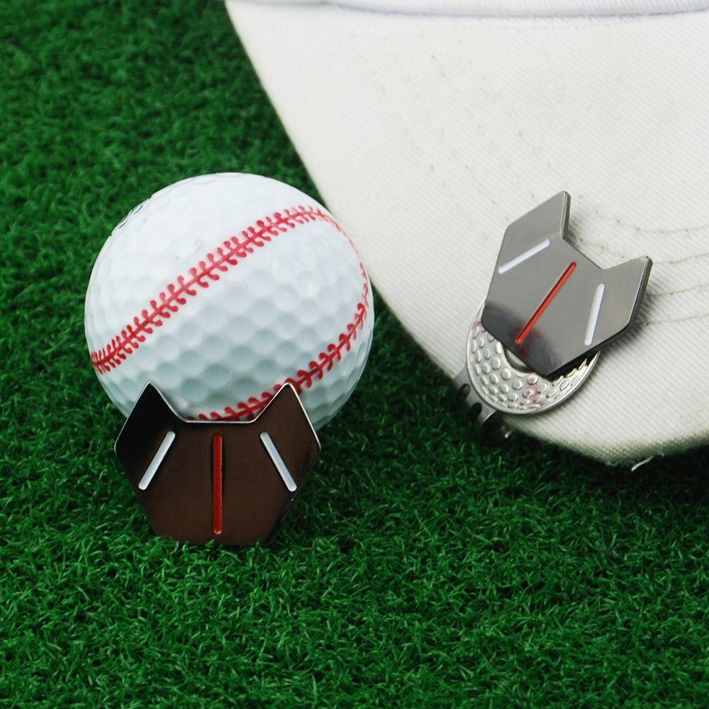 Small Magnetic Golf Marker Zinc Zinc Zinc Alloy Golf Hat Clip Ball Marker Golf Equipment Unisex
