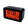 Elegant LCD Alarm Clock with Bright Backlights Multiple Alarms Calendar and Temperature Display for Bedsides Table