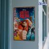 1pc Wreck-It Ralph Metal Tin Sign - 20.32x30.48 cm Vibrant Art Print with Iconic Characters, Action Theme, Perfect for Home Deco