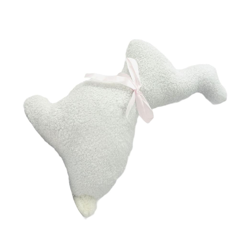 Easter Bunnies Shaped Throw Pillow Rabbit Shaped Pillow Decorative Throw Pillow for Bed Couch,Cute Bunnies Plush Pillow