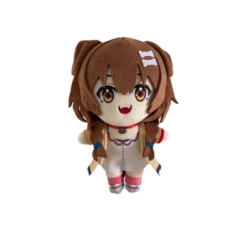 

New Hololive Daikuu Aki Plush Doll With Crystal Soft Fur Wholesale Inugami Korone