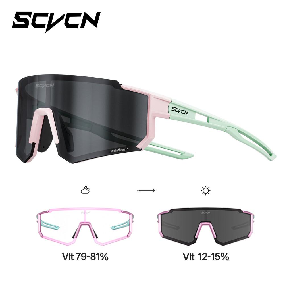 Scvcn Unisex Sports Sunglasses With Windproof Design And Trendy Fullframe Style