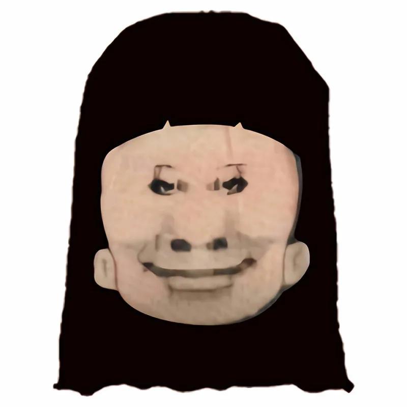 Funny Mask Mock Funny Face Dress Up Headband Full Face Halloween Cosplay Home Party Halloween Mask