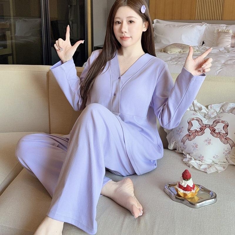 Regulowana piżama ciążowa: Lekki, pochłaniający pot kombinezon pielęgniarski na okres poporodowy i ciążowy