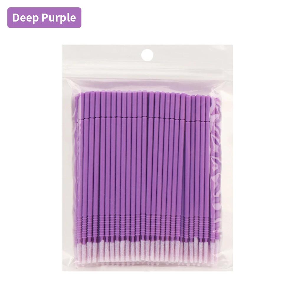 Microbrush Eyelash Makeup Brush Eyelash Extension Accessories Lash Supplies Microbrush for Eyelashes Disposable Eyelash Brushes