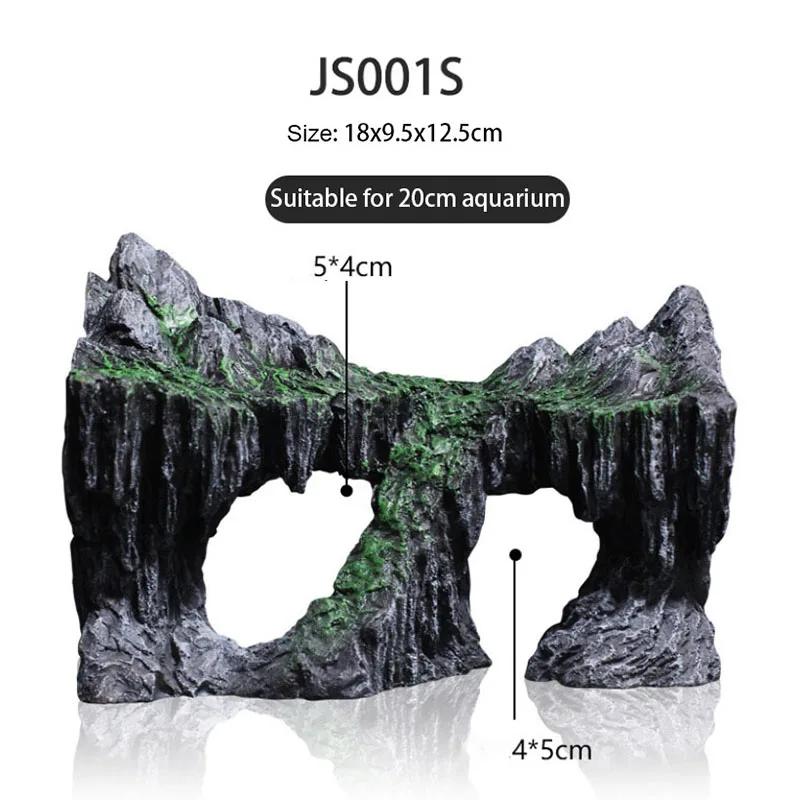 

Смола Креативное Украшение для Аквариума Аквариум Имитация Каменной Горы Орнамент Аквариумные Камни для Декора Аквариума Забавный