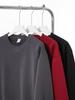 400g Silver Fox Fleece Lined Oversized Crew Neck Sweatshirt for Men - American Loose Fit, Drop Shoulder, Solid Color