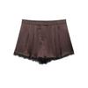 2026 Spring European & American-Style Women's Lace Silk Satin Shorts