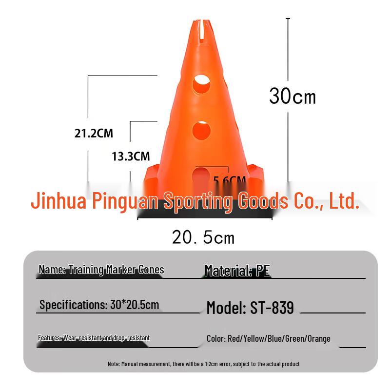 Football Training Marker Cone Set