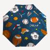 1pc Sports Champions Automatic Umbrella with 8-Rib Compact Design, Foldable & Portable for Outdoor Leisure, Everyday Use175