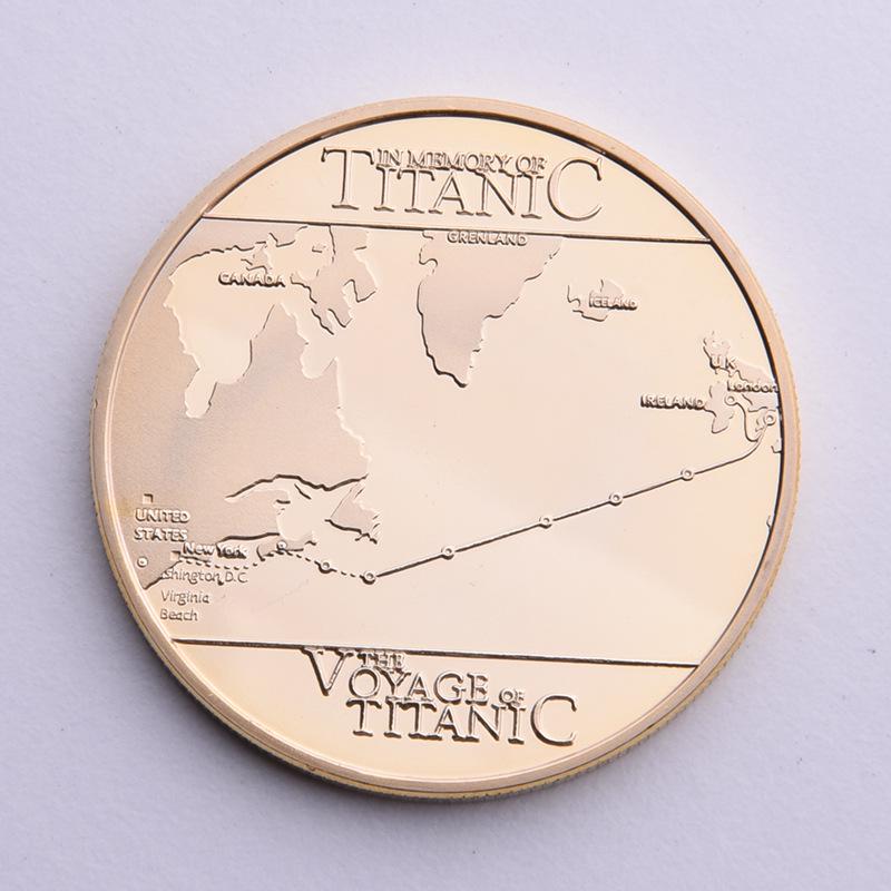 Titanic 3D Goldrelief Gedenkmünze für europäische & amerikanische Sammler