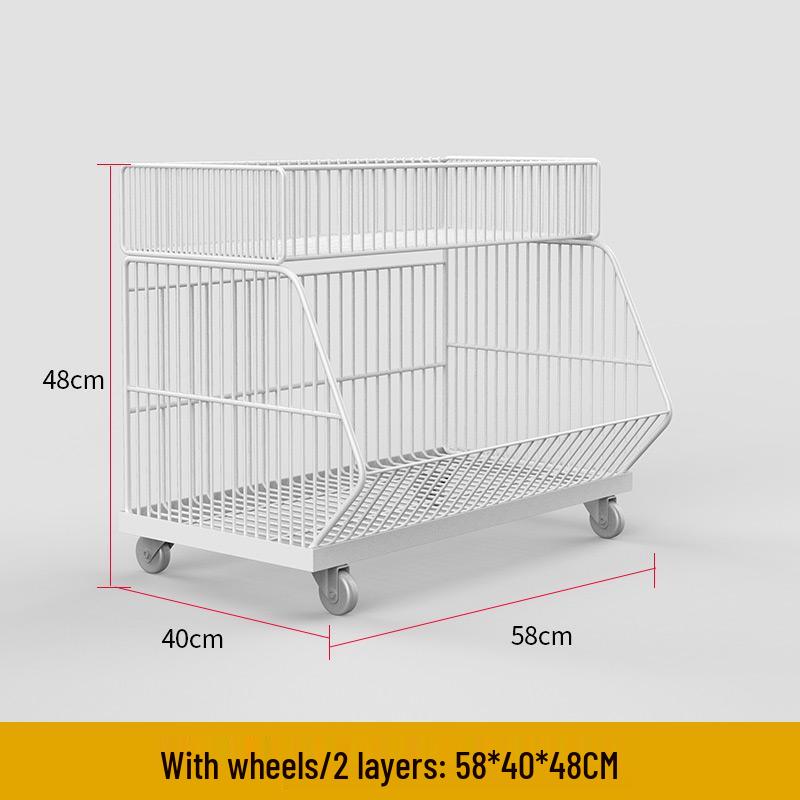 Multi-Layer Stackable Display Basket for Snacks & Vegetables