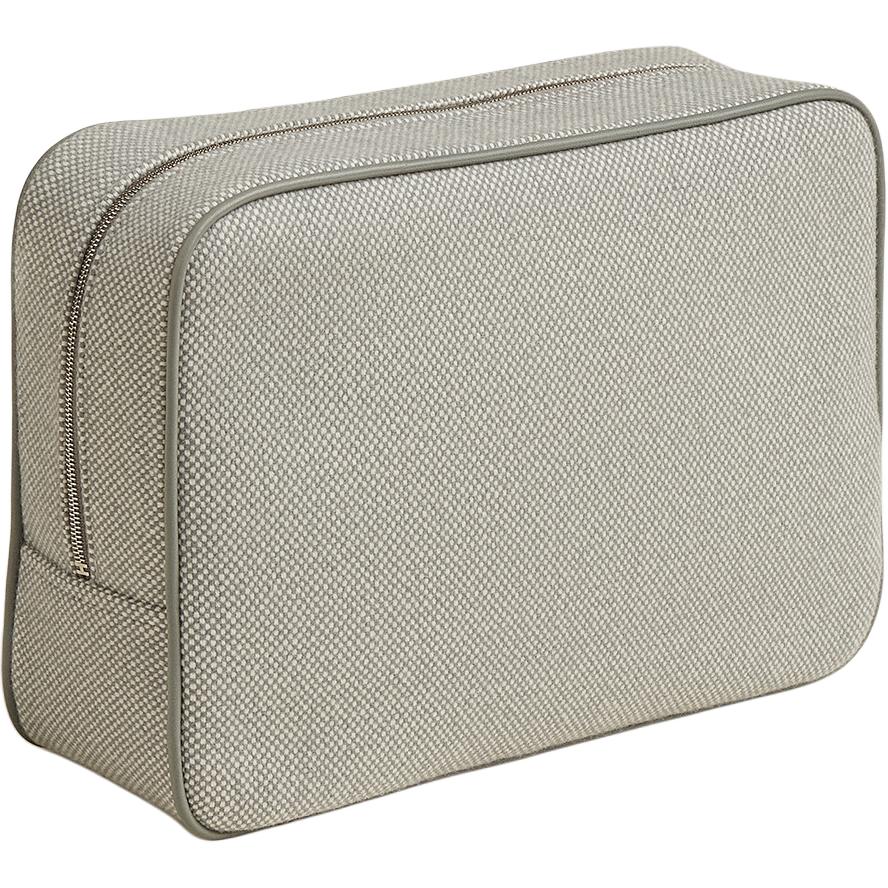 Hermes Chapter H 28 Silver Buckle Merino Wool Travel Storage Bag Large Unisex bags H103977MV05