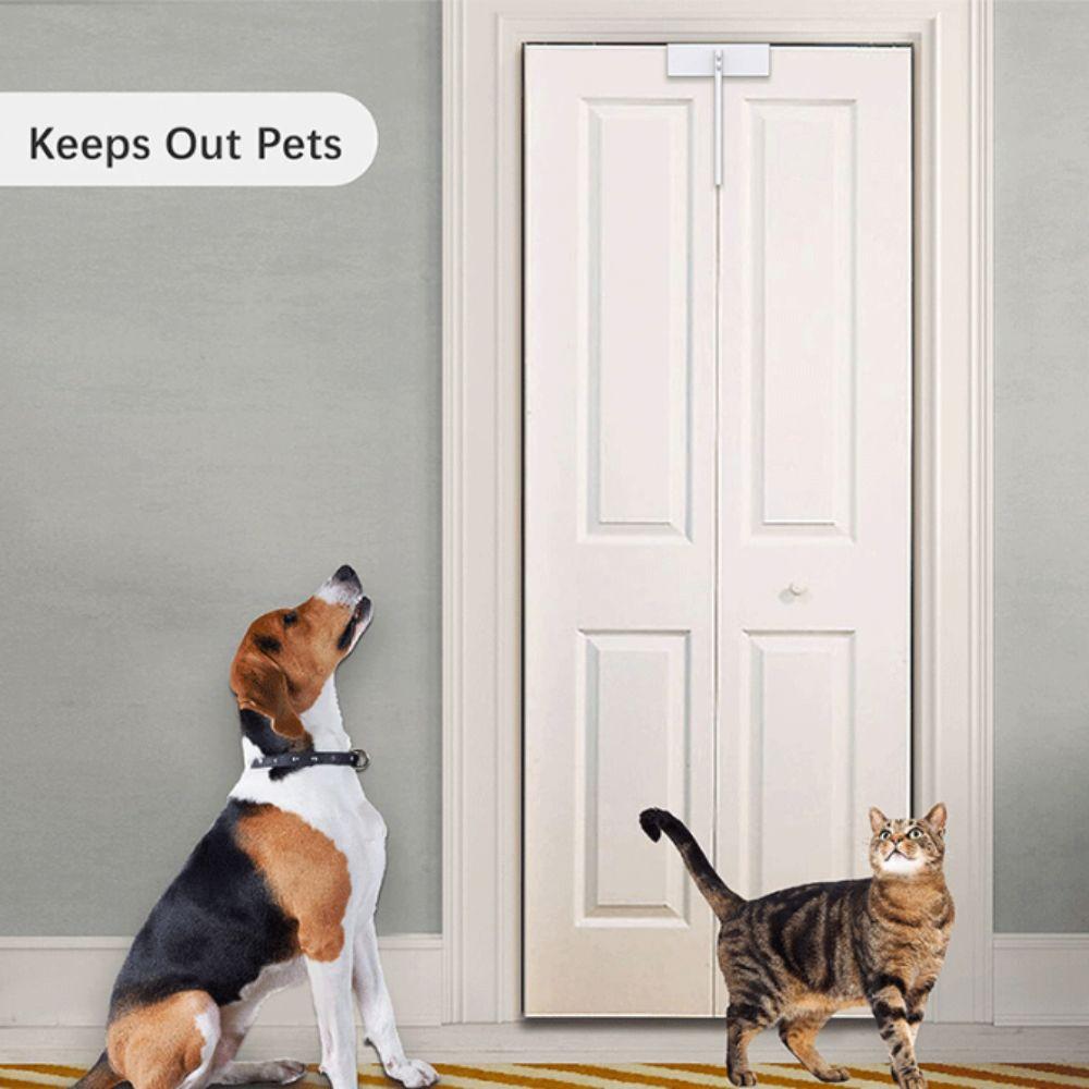 Easy to Operate Sliding Lock Metal Construction Child Safety Lock Bifold Door Lock  Closet Doors