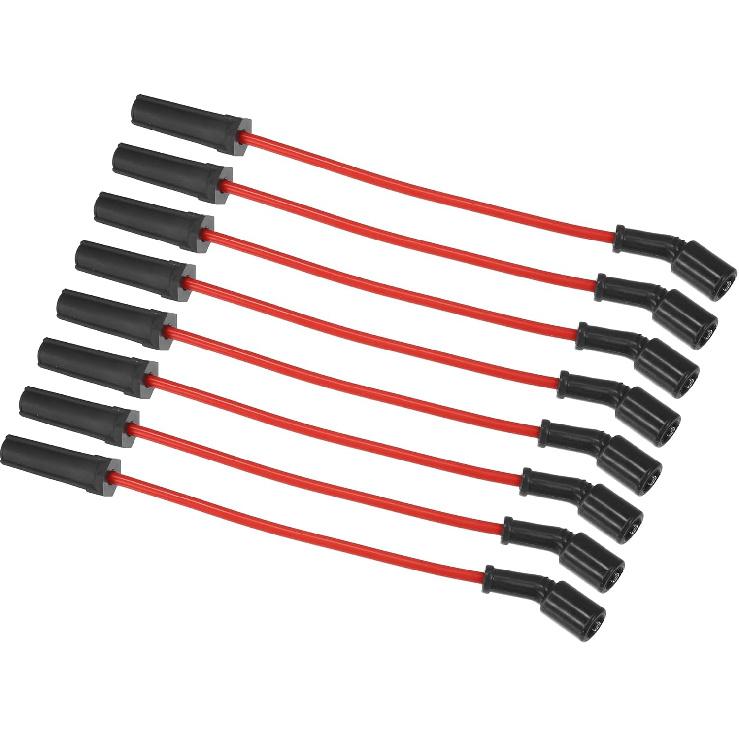 

ACROPIX Car Spark Plug Coil Wires Ignition Coil Harness Cable 7mm Fit for CHEVROLET Avalanche Camaro Tahoe No.19297035 - Pack of 8