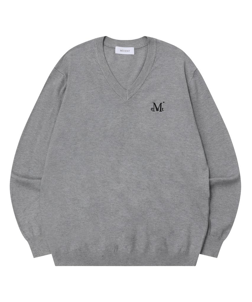 Mucent Evergreen V-Neck Knit Unisex (2 Colors)