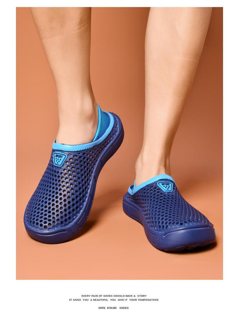 Men's Breathable Outdoor Garden & Beach Shoes - Lightweight, Comfortable, Wear-Resistant