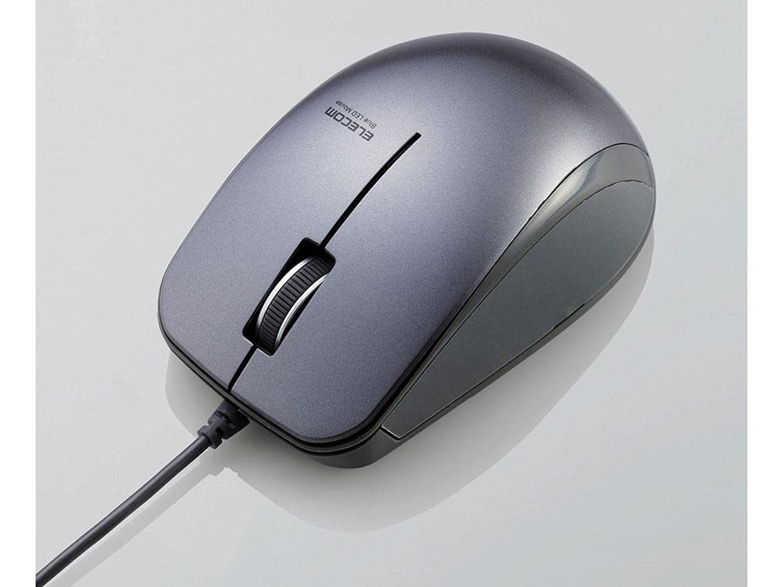 

Silent BlueLED Wired Mouse M-BL27UBSBK (Black) 3-Button чорний