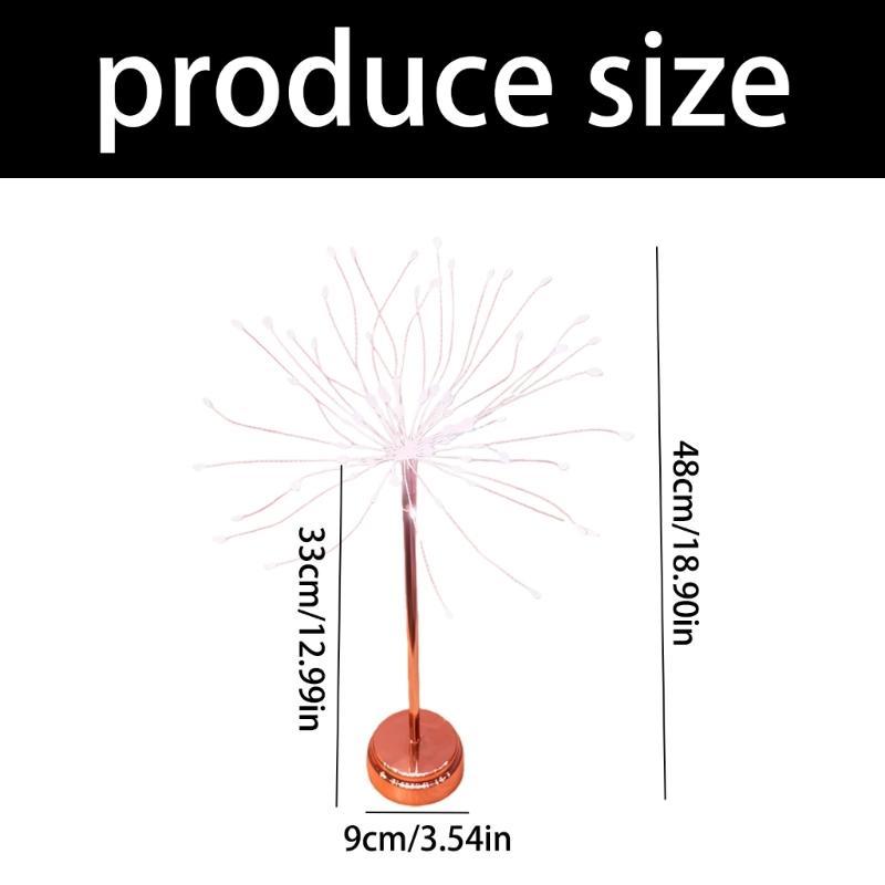360 Degree All Around Illumination LED Copper Wire Light Plastic Texture Safe for Children Perfect for Family Gatherings