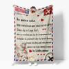 Letter Gifts Digitalprinted Polyester Bedroom Velvet Flannel Soft Sofa Cover Blanket Fleece Soft Sofa Cover Blankets for Beds
