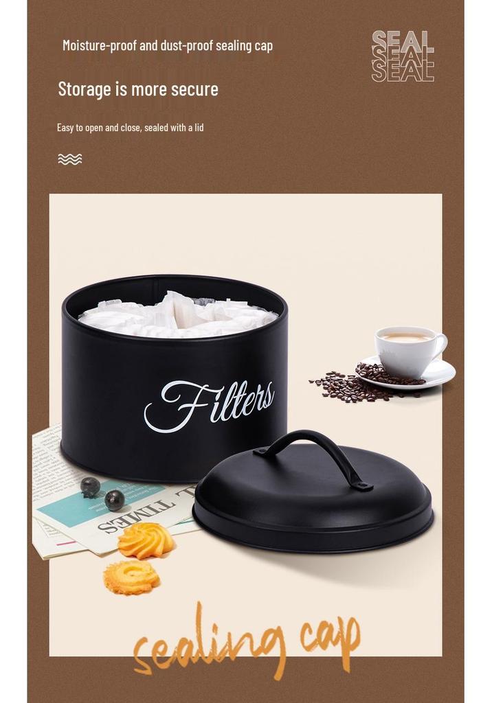 Cross-border Coffee Filter Paper Holder & Laundry Pod Storage Box