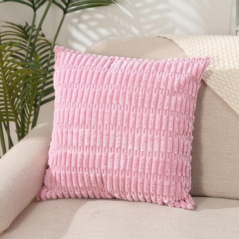 Kissenbezug aus Cord Sofakissen Kissen im nordischen Ins-Stil Unifarbenes Bettkissen