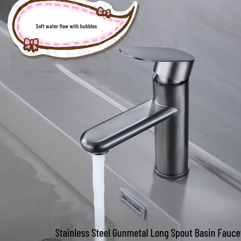 TLXT Stainless Steel Hot & Cold Washbasin Faucet