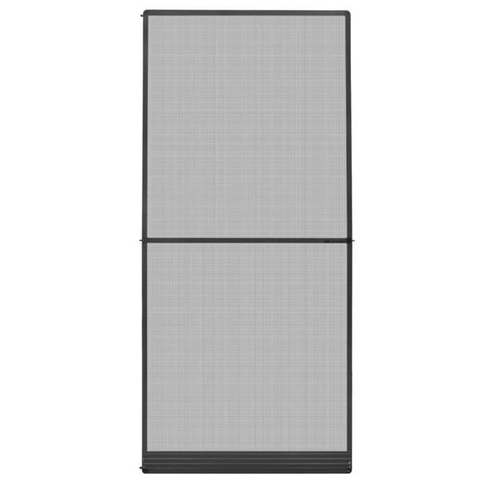 Moustiquaire - vidaXL - 100x215 cm - Anthracite - Aluminium - Réglable