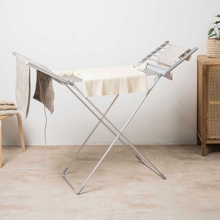 Elektrisk sammenleggbart tørkestativ med vinger, berøringsskjerm, timer og temperaturkontroll Warmmat InnovaGoods ETENDOIR