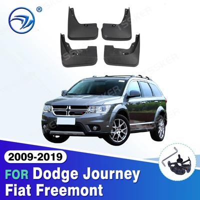 Molded Car Mud Flaps For Dodge Journey Fiat Freemont Mudflaps Splash Guards Mudguards 2009 -  2015 2016 2017 2018
