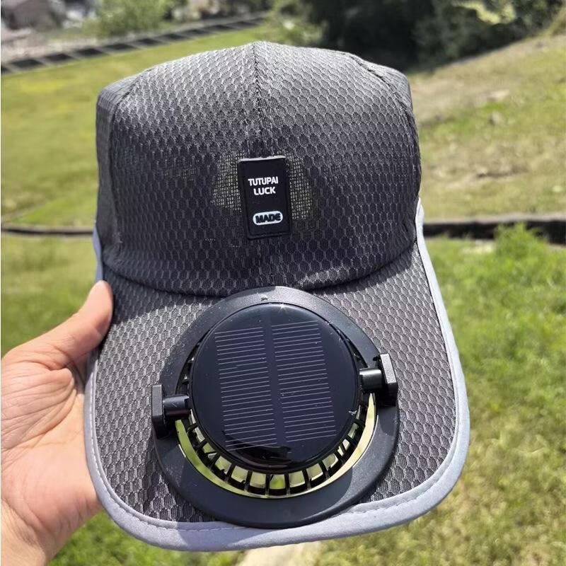 

Unisex Solar Fan Rechargeable Sun Hat