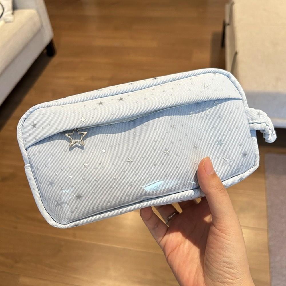 Portable Pen Bag Large Capacity Stationery Bag Kawaii Pencil Case  Students