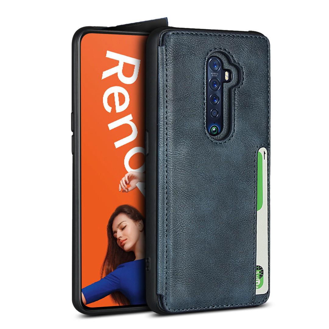 

Compatible Oppo Reno2 and Oppo A9 2020 Magnetic Flip Case with Lanyard, Anti-Drop Protection Reno Ace синий