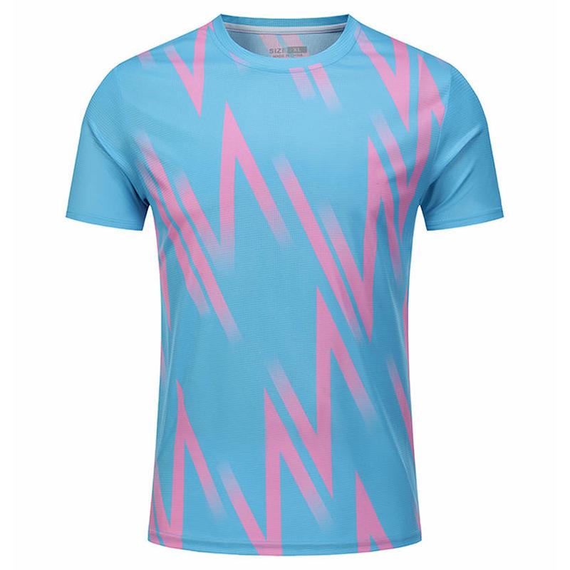 

Sports short-sleeved men s summer thin quick-drying breathable running fitness outdoor cycling basketball team uniform body test training clothing M