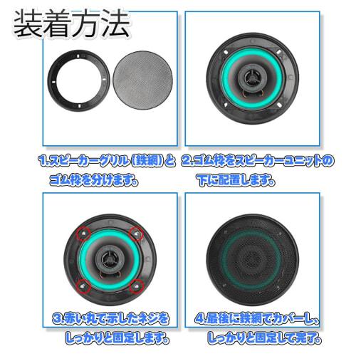 Alpha Depot Speaker Grille/Speaker Cover Mesh, Universal (Mounting Screws Not Included) (5-inch X 2)