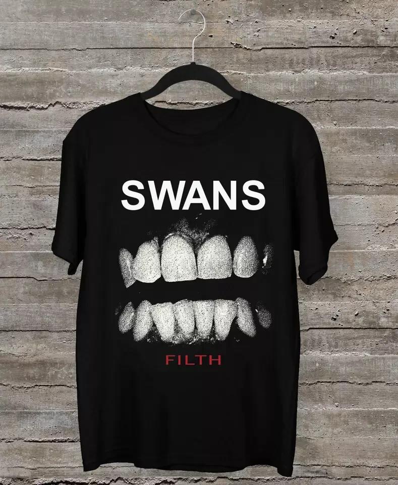Футболка унисекс Swans Filth с коротким рукавом, черная, все размеры S