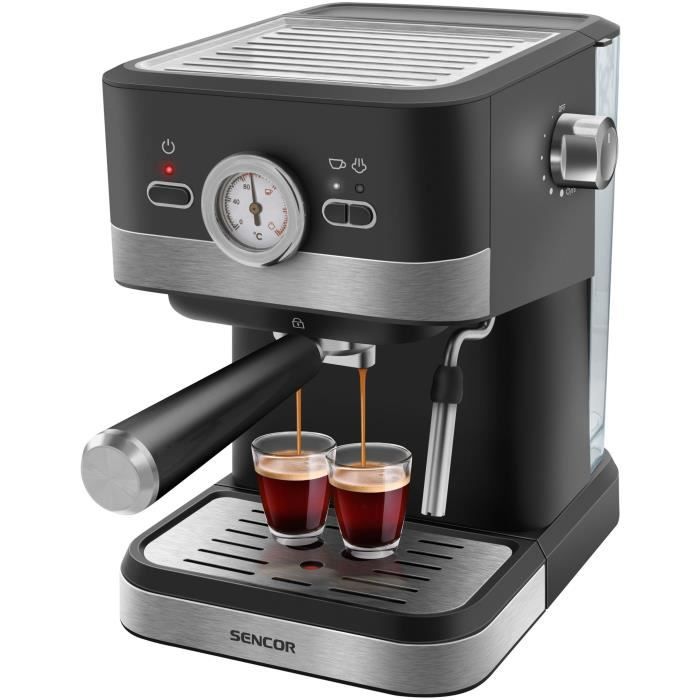 Espresso Machine - Sencor - SES 1721BK - 1050 W - 20 Bars - Black