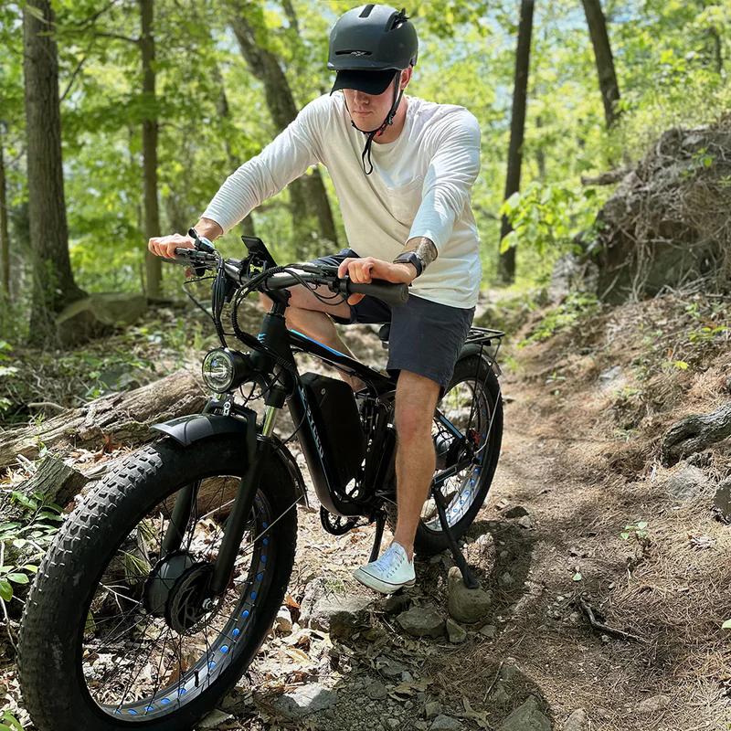 E-BYCCO EB7 Pro E-bike 2000W Dual Motor 52V 23AH 26*4.0 Inch Fat Tire Electric Bicycle Off-road Hydraulic Brake Electric Bike