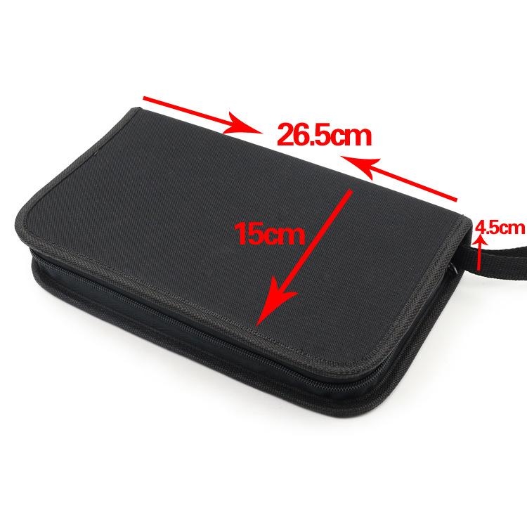Oxford Cloth Toolkit Bag Black Multi-functional Watch Repair Zipper Storage Bags for Repair Tool B large#0
