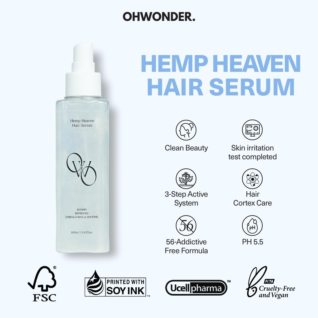 

[OHWONDER.] Сыворотка для волос Hemp Heaven 160 мл