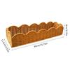 Rectangular Plastic Basket Decorative Rattan Weave Pattern Functional Storage For Home Decoration Practical Container