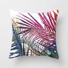Fashion Tropical Plant Polyester Pillow Case Office Fabric Sofa Cushion Cover Home Polyester Pillow Case