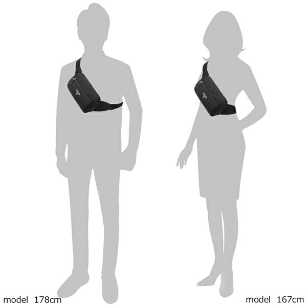 Prada Rankinė per petį Juoda 2VL977 2DMG V WOO F0002 NERO Vyriška [Prekė]