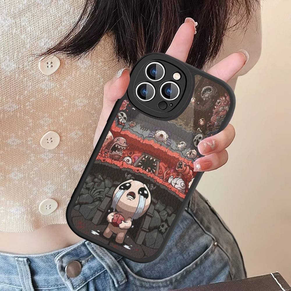 Action Game The Binding Of Isaac Phone Case For IPhone 16 15 14 13 12 11 Pro Max Plus Leather Cover