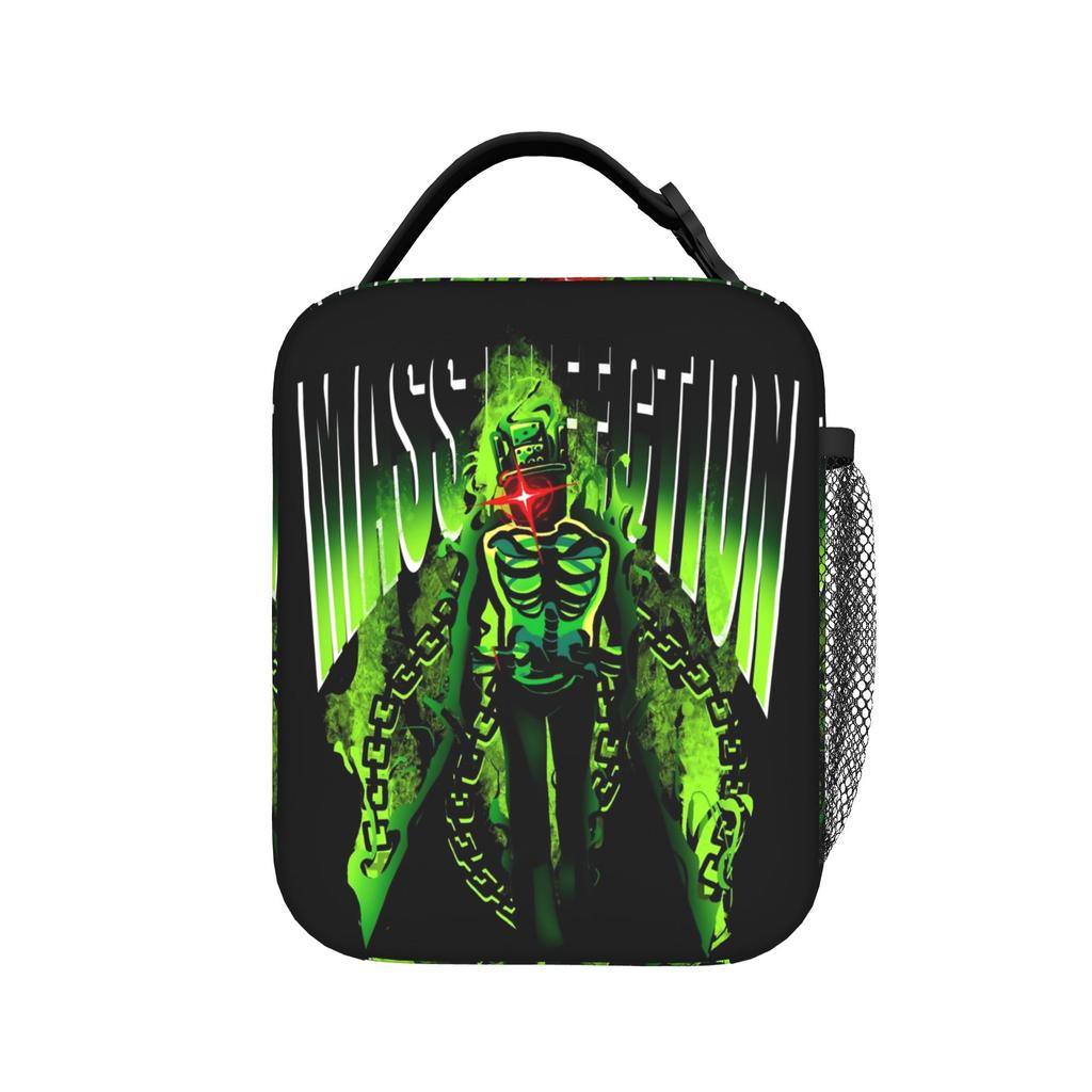Horror Game Forsakens Insulated Lunch Bags Cooler Bag Reusable,Lunch Container Leakproof Lunch Box Tote Food Bag Beach Picnic