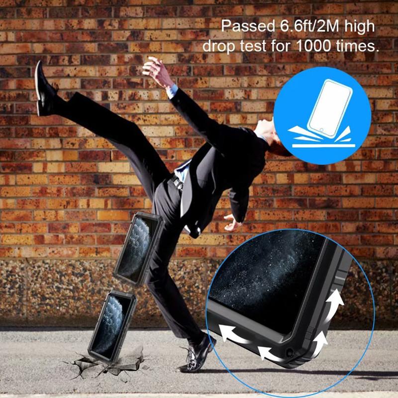360 Volledig Beschermende Waterdichte Hoes voor IPhone 11 12 13 14 15 Pro Max XR XS X SE 2022 8 7 Plus Heavy Duty Armor Schokbestendige Cover