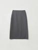 Antome Nui Slit Skirt (Charcoal)
