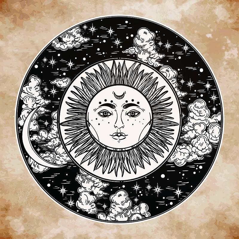 Home Decor Living Room Bedroom Tapestry Decor Hello Summer Mandala Wall Hanging Wall Tapestry