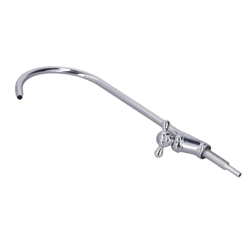 Wasserhahn für Wasserreiniger Keramik Messingventil 1/4 Zoll Schnellanschluss Kalt Einloch Trinkwasser