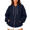 Women's Fall Casual Cozy Cardigan - Flattering Relaxed Fit Long Sleeve Knit Top for Everyday Wear